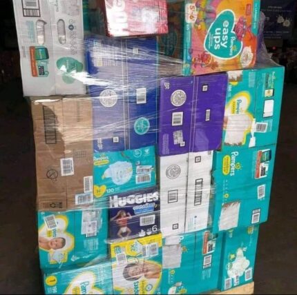 Baby Diaper Pallets Liquidation - Wholesale